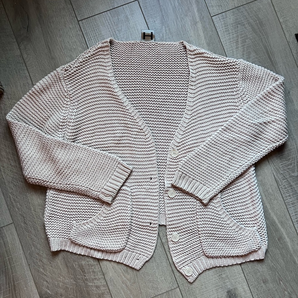 Women's Cream Knit Sweater